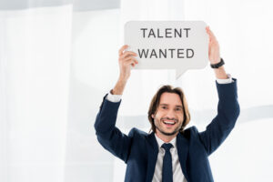 A young man looking for sales and marketing jobs